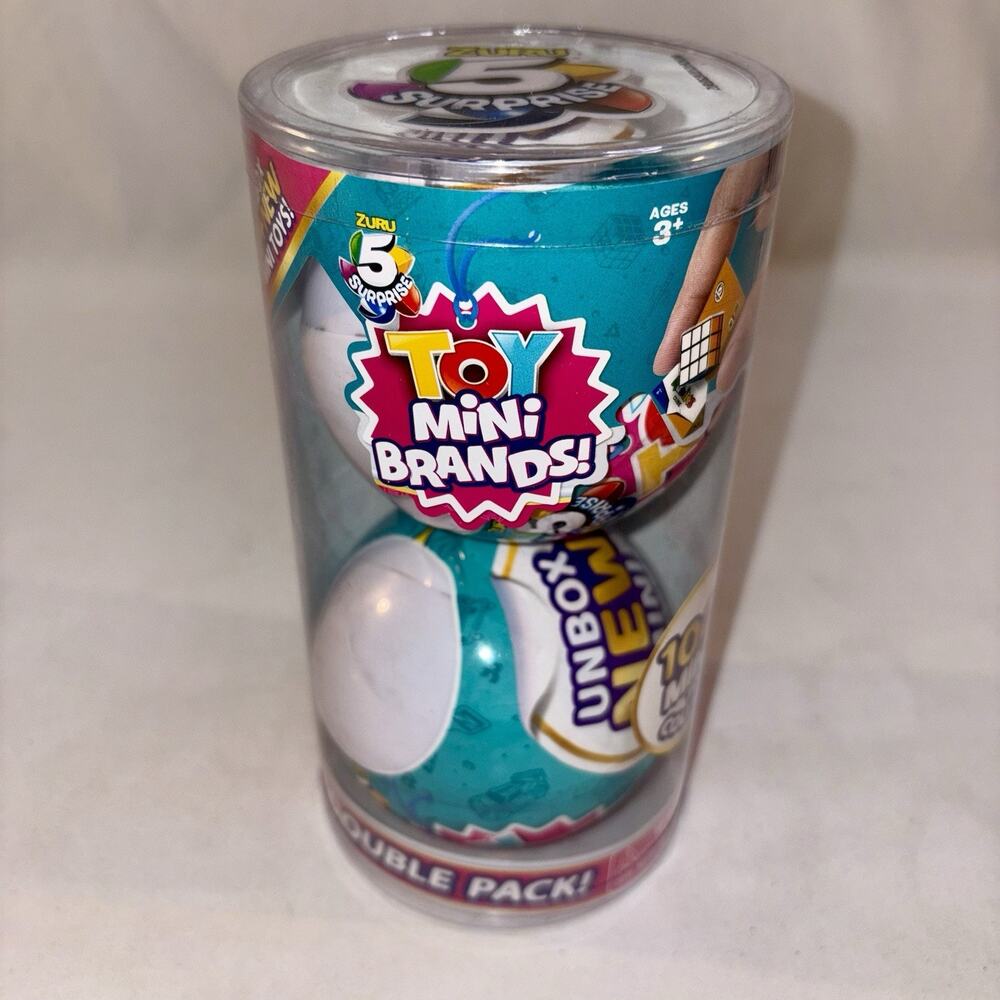 Mini Brands Series 5 Mini Toy Capsule Collectible Toy (2 Pack) by ZURU NEW